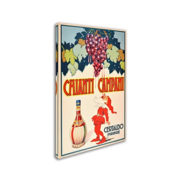 Vintage Apple Collection 'Chianti' Canvas Art,12x19